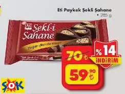 ETİ PAYKEK ŞEKLİ ŞAHANE 285 G